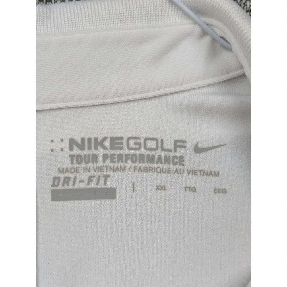 Oklahoma Sooners Polo Shirt Womens 2XL White NCAA Golf Nike Dri Fit Sleeveless